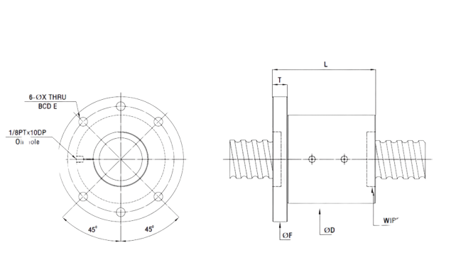 HIWIN Ball screw FSC