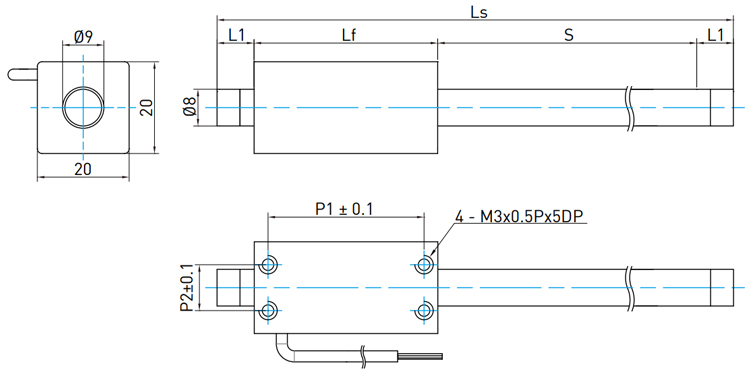 Hiwin Linear Motors Shaft - LMT8 series