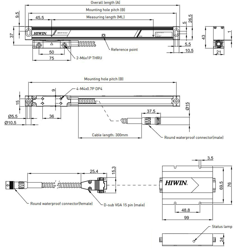 Dimensions - Enclosed