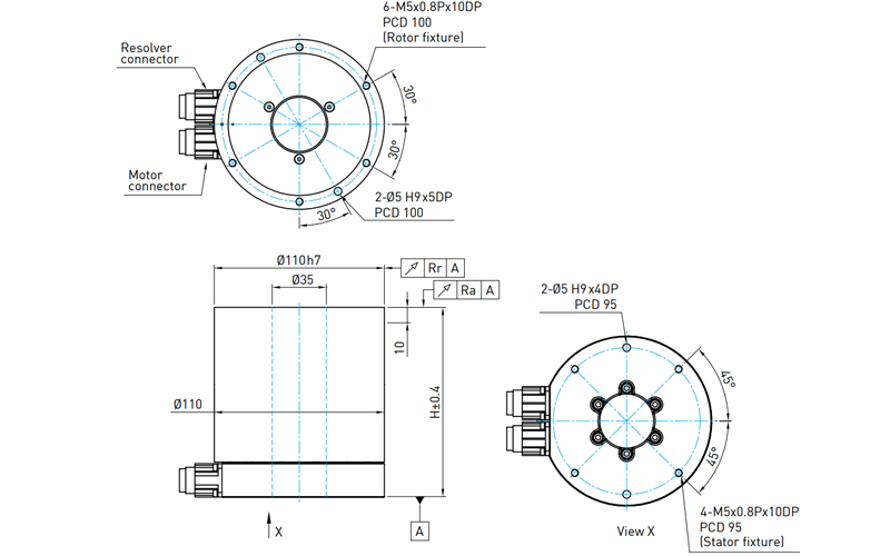 Hiwin Torqur motor Rotary Table - TMY4 series