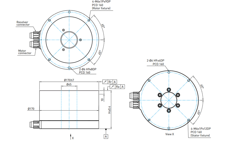 Hiwin Torqur motor Rotary Table - TMY6 series