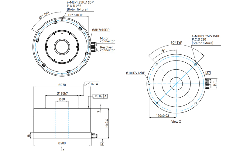 Hiwin Torqur motor Rotary Table - TMYA series