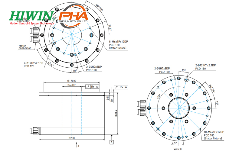 Hiwin Torque Motor Rotary Tables - TMS31 series