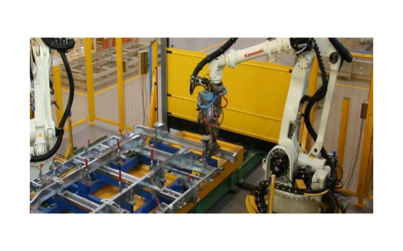 Robot spot welding