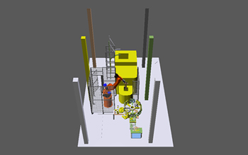 Robotic gravity Casting Alloy for Foundry Industry A01