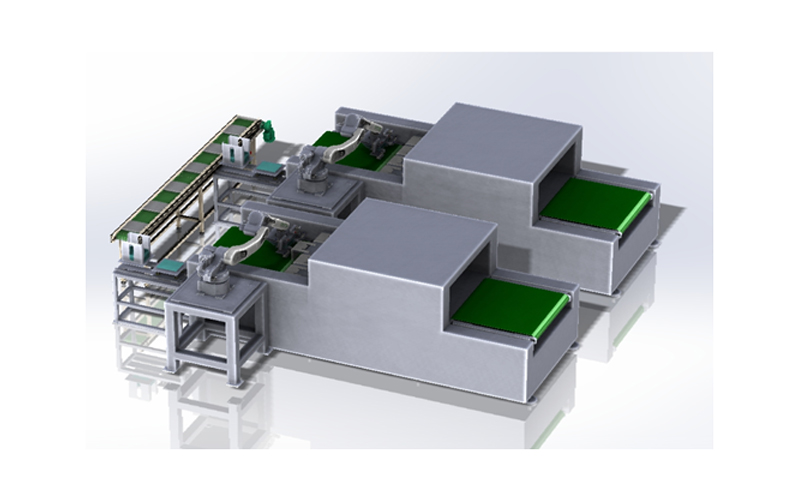 Robot Auto Load Bag Packing